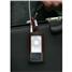 TUNEWEAR Prie Tunetag Nano, Black W/Red Stitching